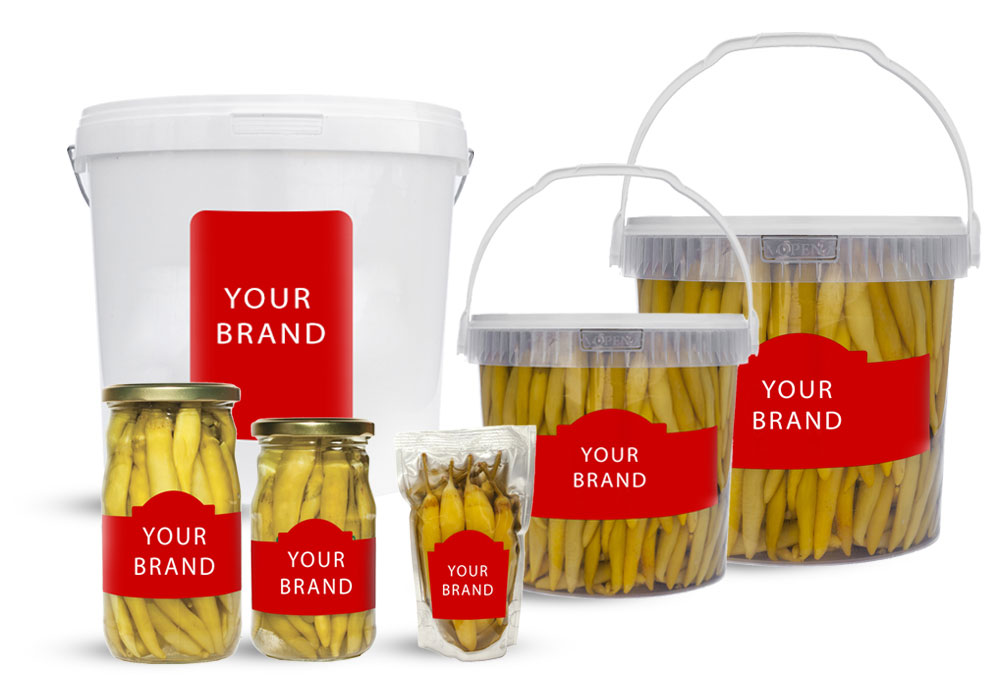 Personal brands - Marinated hot peppers